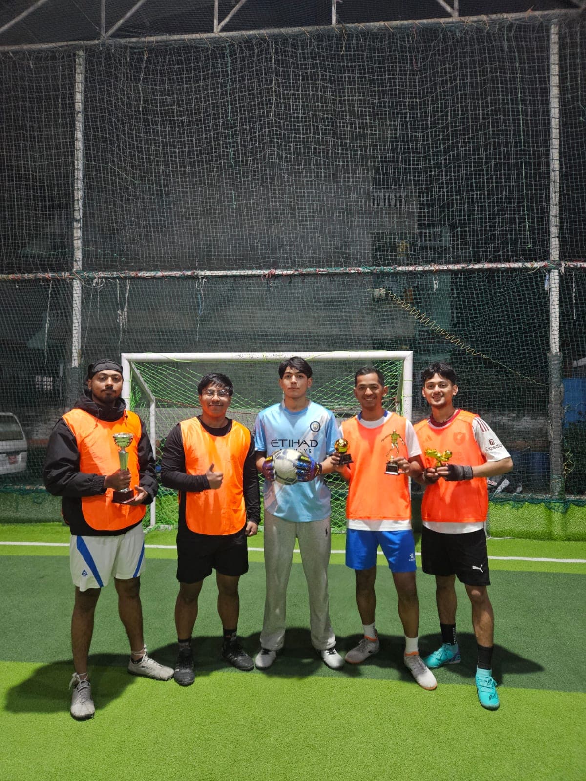 Business Futsal League players in action